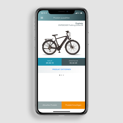Prophete Bike-App Tracking