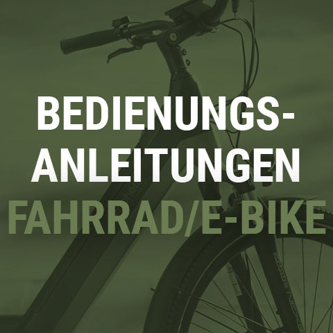 Bedienungsanleitungen für E-Bikes und Fahrräder