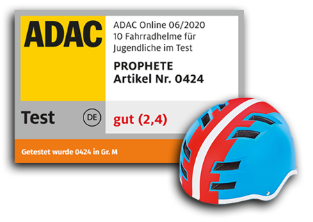 ADAC Testsiegel für Prophete Fahrradhelm